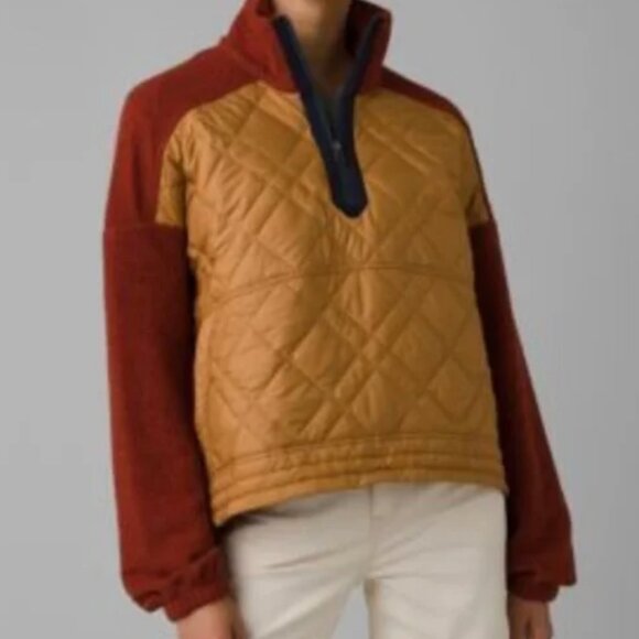 PRANA -WOMEN'S MEDIUM - GLEN IVY PULLOVER GINGERBREAD JACKET - Picture 1 of 12
